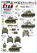 1/72 US 6th Armored Division Part 3. Tank Mix 1/72 US 6th Armored Division Part 3. Tank Mix