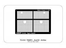1/72 Pz.Kpfw.VI Ausf.E Tiger I Grilles 1/72 Pz.Kpfw.VI Ausf.E Tiger I Grilles