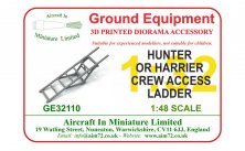 1/32 Hawker Hunter F.6 & BAe Harrier GR.3 crew ladder 1/32 Hawker Hunter F.6 & BAe Harrier GR.3 crew ladder