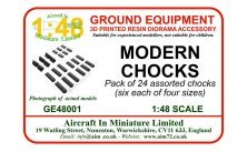1/48 Modern Chocks pack 1/48 Modern Chocks pack
