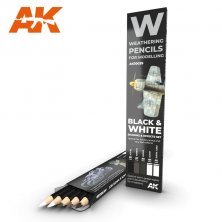 BLACK & WHITE: Shading & effects pencils set BLACK & WHITE: Shading & effects pencils set