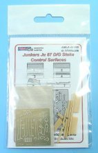 1/144 Junkers Ju-87D/G Stuka Control Surface for Eduard 1/144 Junkers Ju-87D/G Stuka Control Surface for Eduard