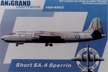 Anigrand 1/144 Short SA.4 Sperrin avec bonus Anigrand 1/144 Short SA.4 Sperrin avec bonus