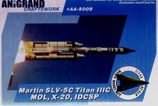 Anigrand 1/144 Martin Titan IIIC / MOL, X-20, IDCSP Anigrand 1/144 Martin Titan IIIC / MOL, X-20, IDCSP