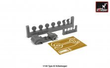 1/144 VW Type 82 Kübelwagen resin kit with PE parts 1/144 VW Type 82 Kübelwagen resin kit with PE parts