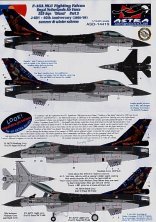 Astra Decals F-16A MLU RNLAF 323 Sqn 'Diana' 1/144 Astra Decals F-16A MLU RNLAF 323 Sqn 'Diana' 1/144