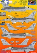 Astra Decals F-16C Aviano Part 1 1/32 - 3 versions Astra Decals F-16C Aviano Part 1 1/32 - 3 versions
