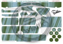 Aviattic 1/32 Camouflage WWI Werner Voss Fokker F.I Aviattic 1/32 Camouflage WWI Werner Voss Fokker F.I