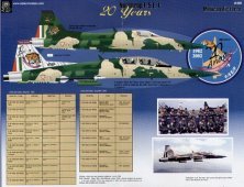 Aztec 1/144 Décals Northrop F-5E/F-5F Mexican Air Force Aztec 1/144 Décals Northrop F-5E/F-5F Mexican Air Force