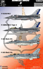 Aztec 1/48 Venomous Vipers 5 F-16AM F-16BM F-16C F-16D Chili Aztec 1/48 Venomous Vipers 5 F-16AM F-16BM F-16C F-16D Chili