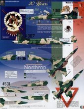 Aztec 1/72 Northrop F-5E/F Tigers Armée de l'Air Mexicaine Aztec 1/72 Northrop F-5E/F Tigers Armée de l'Air Mexicaine
