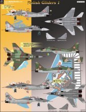 Aztec 1/72 Mikoyan MiG-29A Fulcrum Pologne décals Aztec 1/72 Mikoyan MiG-29A Fulcrum Pologne décals