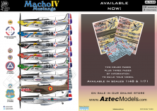 Aztec 1/72 Mustang P-51D Amérique Centrale Décals Aztec 1/72 Mustang P-51D Amérique Centrale Décals