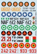 Berna Decals MiG-17 Forces Aériennes Africaines 1/48 Berna Decals MiG-17 Forces Aériennes Africaines 1/48