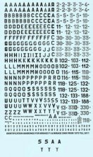 Berna Decals 1/72 Immatriculations Françaises Mirage F1 & 2000 Berna Decals 1/72 Immatriculations Françaises Mirage F1 & 2000