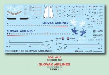 Boa Decals 1/144 Fokker 100 Slovak Airlines Revell Boa Decals 1/144 Fokker 100 Slovak Airlines Revell