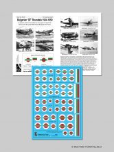 Blue Rider Cocardes Force Aérienne Bulgare 1944-50 1/72 Blue Rider Cocardes Force Aérienne Bulgare 1944-50 1/72