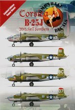 Maquette B-25J Mitchell 321st BG 1/72 - Décals Maquette B-25J Mitchell 321st BG 1/72 - Décals