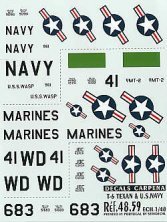 Berna Decals 1/48 North-American T-6G Texan 3 USN Berna Decals 1/48 North-American T-6G Texan 3 USN