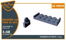CLEAR PROP 1/48 Chargeurs Canon Type 92-9 (5 pcs) CLEAR PROP 1/48 Chargeurs Canon Type 92-9 (5 pcs)