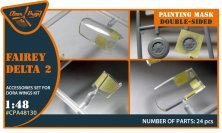 CLEAR PROP Masque Peinture Fairey Delta 2 1/48 CLEAR PROP Masque Peinture Fairey Delta 2 1/48