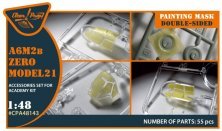 Masque peinture double face A6M2b Model 21 1/48 Academy Masque peinture double face A6M2b Model 21 1/48 Academy