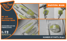 1/72 Messerschmitt Me-410B-1/U2/U4/R4 painting mask 1/72 Messerschmitt Me-410B-1/U2/U4/R4 painting mask