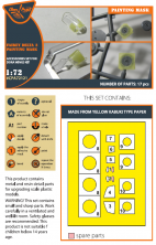 1/72 Fairey Delta 2 painting mask for Dora Wings 1/72 Fairey Delta 2 painting mask for Dora Wings