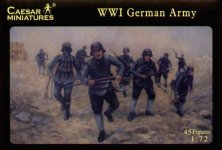 Caesar Miniatures Infanterie Allemande WWI 1/72 Caesar Miniatures Infanterie Allemande WWI 1/72