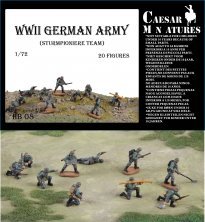 Caesar Miniatures Sturmpioniere Allemands WWII 1/72 Caesar Miniatures Sturmpioniere Allemands WWII 1/72