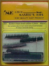 CMK Rivets tête ronde 1,2mm x60 1/35 + foret 0,9mm CMK Rivets tête ronde 1,2mm x60 1/35 + foret 0,9mm