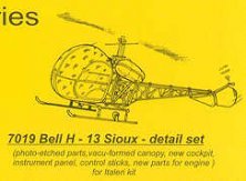 CMK Détails Bell H-13 1/72 pour Italeri CMK Détails Bell H-13 1/72 pour Italeri