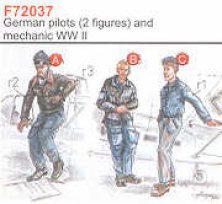 CMK 1/72 2 Pilotes Allemands WWII + Mécanicien CMK 1/72 2 Pilotes Allemands WWII + Mécanicien