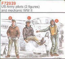CMK 1/72 2 Pilotes US Army WWII + Mécanicien CMK 1/72 2 Pilotes US Army WWII + Mécanicien