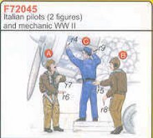 CMK 1/72 2 Pilotes Italiens WWII + Mécanicien CMK 1/72 2 Pilotes Italiens WWII + Mécanicien