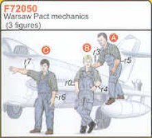 CMK 1/72 3 Mécaniciens du Pacte de Varsovie CMK 1/72 3 Mécaniciens du Pacte de Varsovie