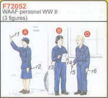 CMK 1/72 3 Personnels WAAF WWII Figurines CMK 1/72 3 Personnels WAAF WWII Figurines