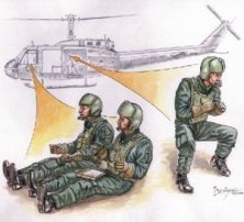 CMK 1/72 Equipage Hélicoptère US Vietnam x3 CMK 1/72 Equipage Hélicoptère US Vietnam x3
