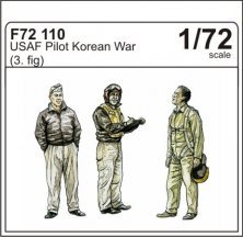 CMK Pilotes USAF Guerre de Corée 1/72 x3 CMK Pilotes USAF Guerre de Corée 1/72 x3