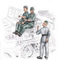 CMK Figurines Allemandes WWII Chauffeur Famo 1/72 CMK Figurines Allemandes WWII Chauffeur Famo 1/72
