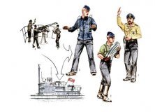 CMK Figurines Équipage Canon 20mm U-VII Atlantique 1/72 CMK Figurines Équipage Canon 20mm U-VII Atlantique 1/72