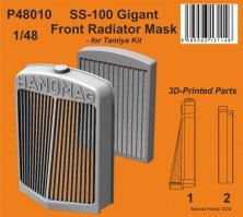 1/48 SS-100 Gigant Front Radiator Mask for Tamiya 1/48 SS-100 Gigant Front Radiator Mask for Tamiya