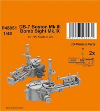 CMK 1/48 DB-7 Boston Mk.III Viseur de Bombardement Mk.IX HKM CMK 1/48 DB-7 Boston Mk.III Viseur de Bombardement Mk.IX HKM