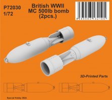 1/72 British WWII MC 500lb. bombs 1/72 British WWII MC 500lb. bombs