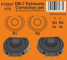 1/72 DB-7 Exhausts Correction Set AZUR/FRROM 1/72 DB-7 Exhausts Correction Set AZUR/FRROM