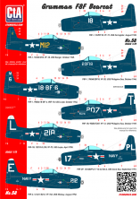 1/72 Grumman F8F Bearcat All types of this aircraft, USN 1/72 Grumman F8F Bearcat All types of this aircraft, USN