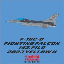 1/72 F-16C/F-16D Falcon 142 sq 2023 New Tail Yellow Horn 1/72 F-16C/F-16D Falcon 142 sq 2023 New Tail Yellow Horn