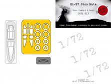 1/72 Nakajima Ki-27 Otsu Vacu Canopy & Mask for Hasegawa 1/72 Nakajima Ki-27 Otsu Vacu Canopy & Mask for Hasegawa