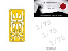 1/72 Fairchild A-10 Thunderbolt mask for Italeri and Revell 1/72 Fairchild A-10 Thunderbolt mask for Italeri and Revell