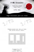 1/72 Vought F-8E Crusader mask for Esci and Italeri 1/72 Vought F-8E Crusader mask for Esci and Italeri